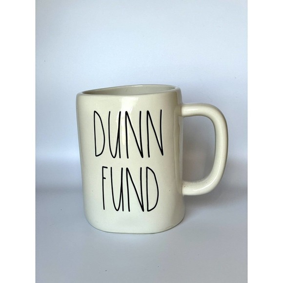 New RAE DUNN Artisan Collection LL "DUNN FUND" Mug By Magenta - Picture 2 of 4